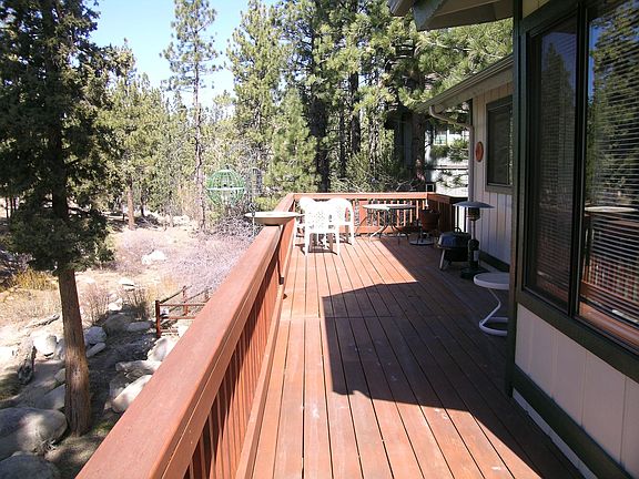 extensive redwood decking