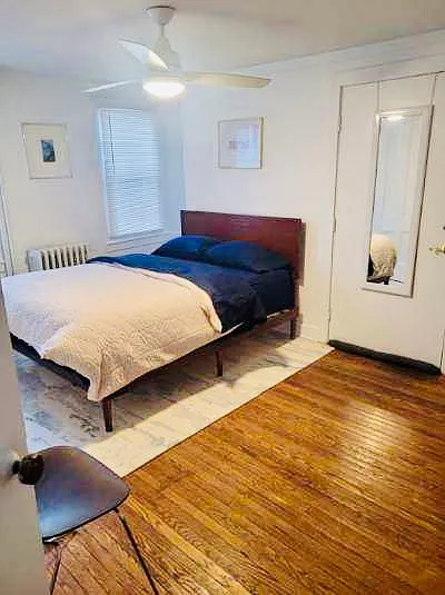 Queen Bed with Linens provided