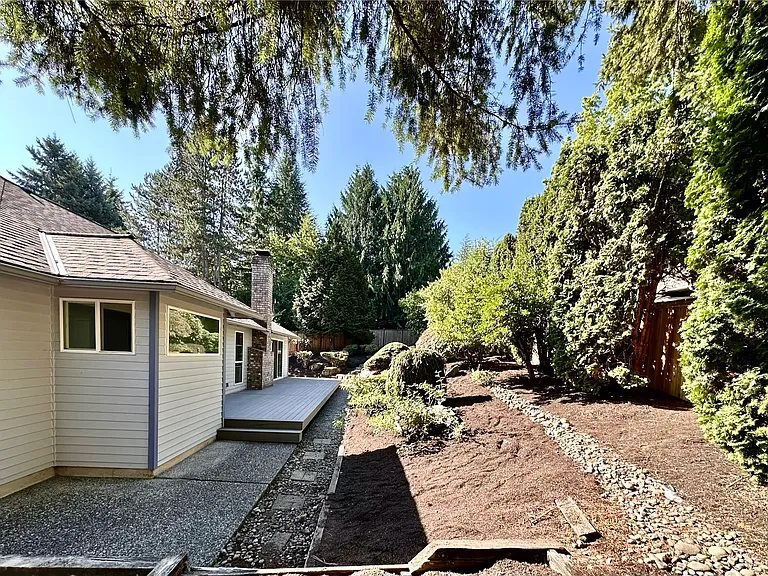 Upgraded back yard