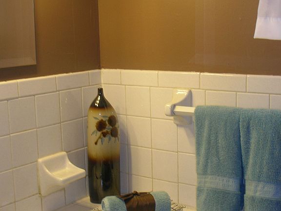 Half bath - original tile