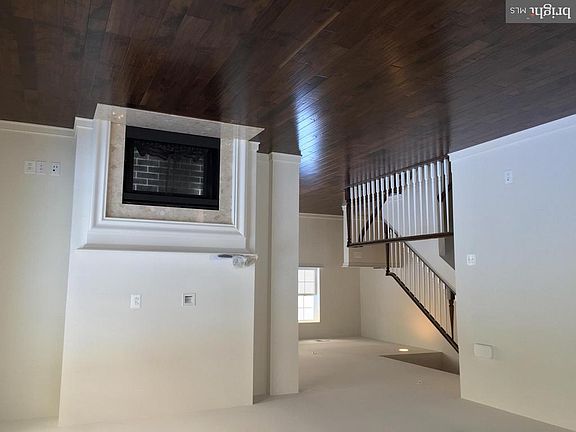 Family Room with Electric Fireplace.