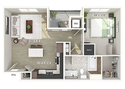 Floor plan A1 - COLIBRINA