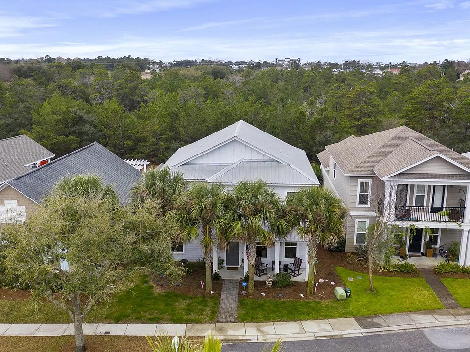 Located in center street of neighborhood. Aerial view of property
