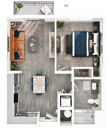 Floor plan A1