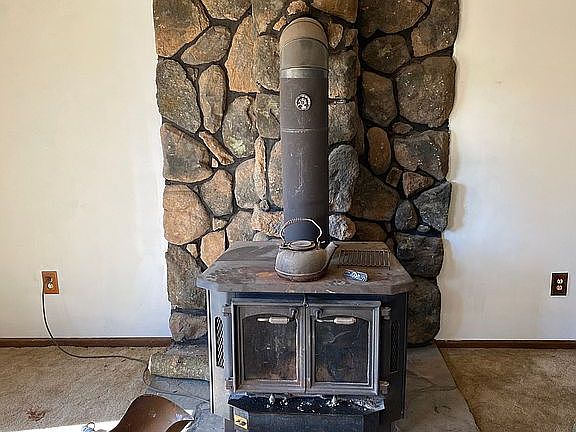 Wood Burning Fireplace