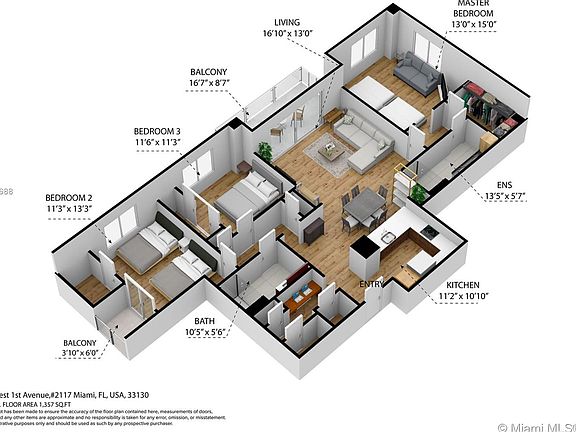 2nd image of 999 SW 1st Ave APT 2117