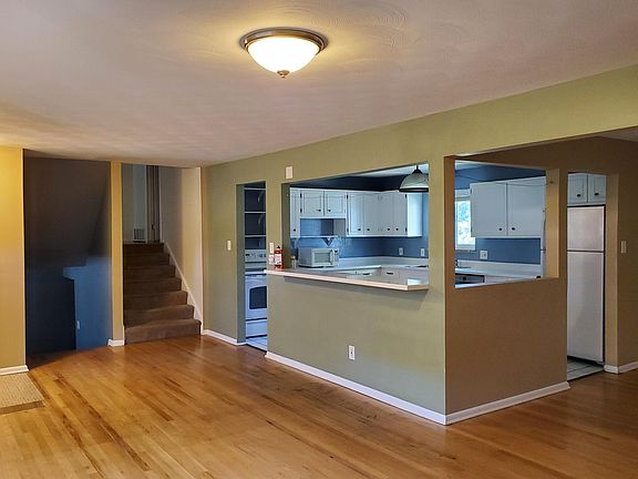 Front room and kitchen