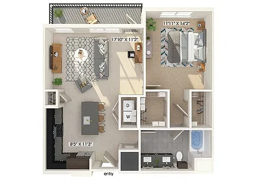 Floor plan A10