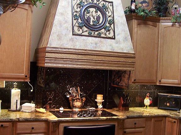 custom cooktop with warming drawer