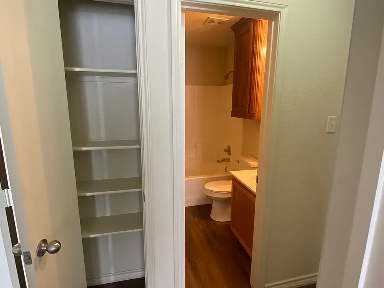 Secondary Hall Bath and Linen Closet