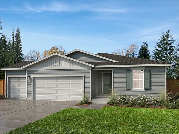 Exterior A with optional 3-car garage
