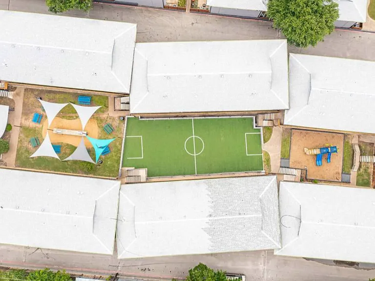 Fun and active outdoor space within the community
