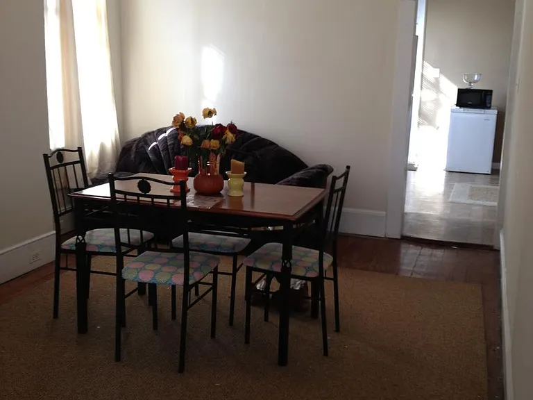 furnished dining room