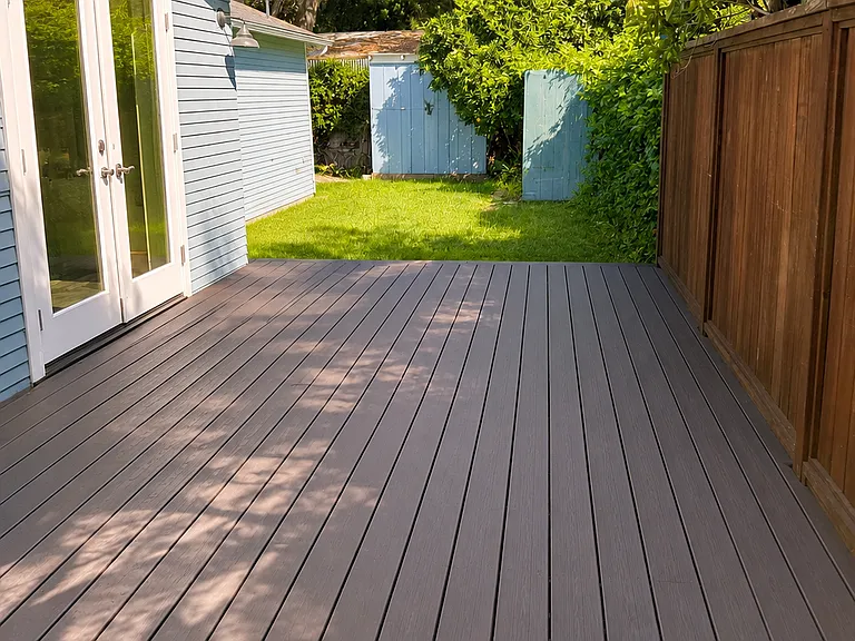 Exterior Deck off Kitchen