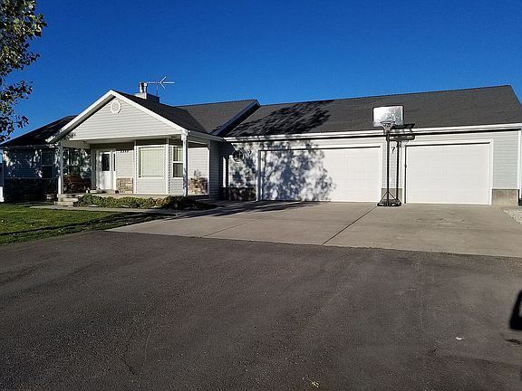 Front of house, mature trees