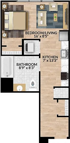 Floor plan Studio 2