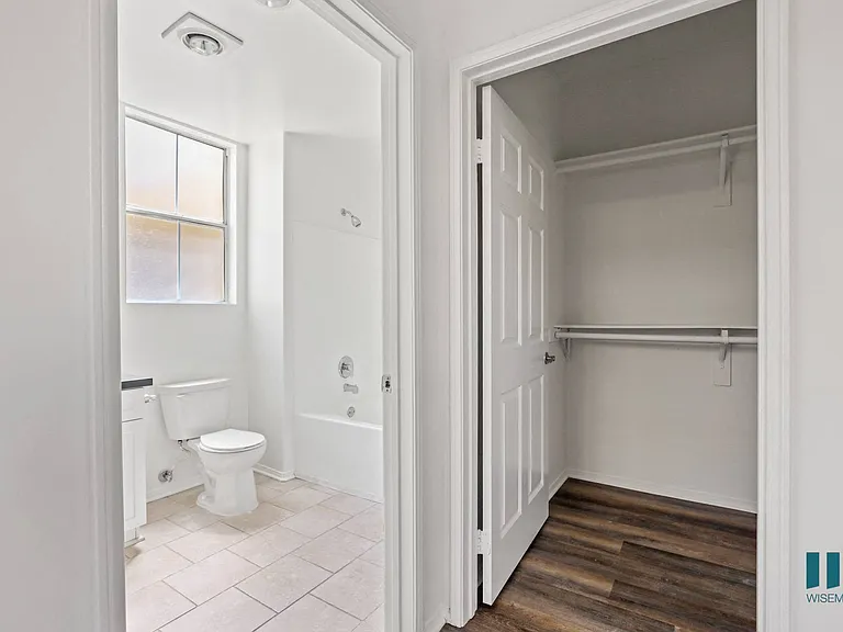 Full-Size Bathroom and Hall Closet