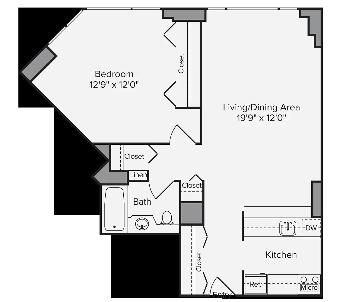 Floor plan A1-683-L-G-Classic