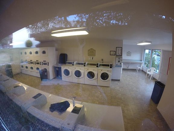 One of the laundry rooms
