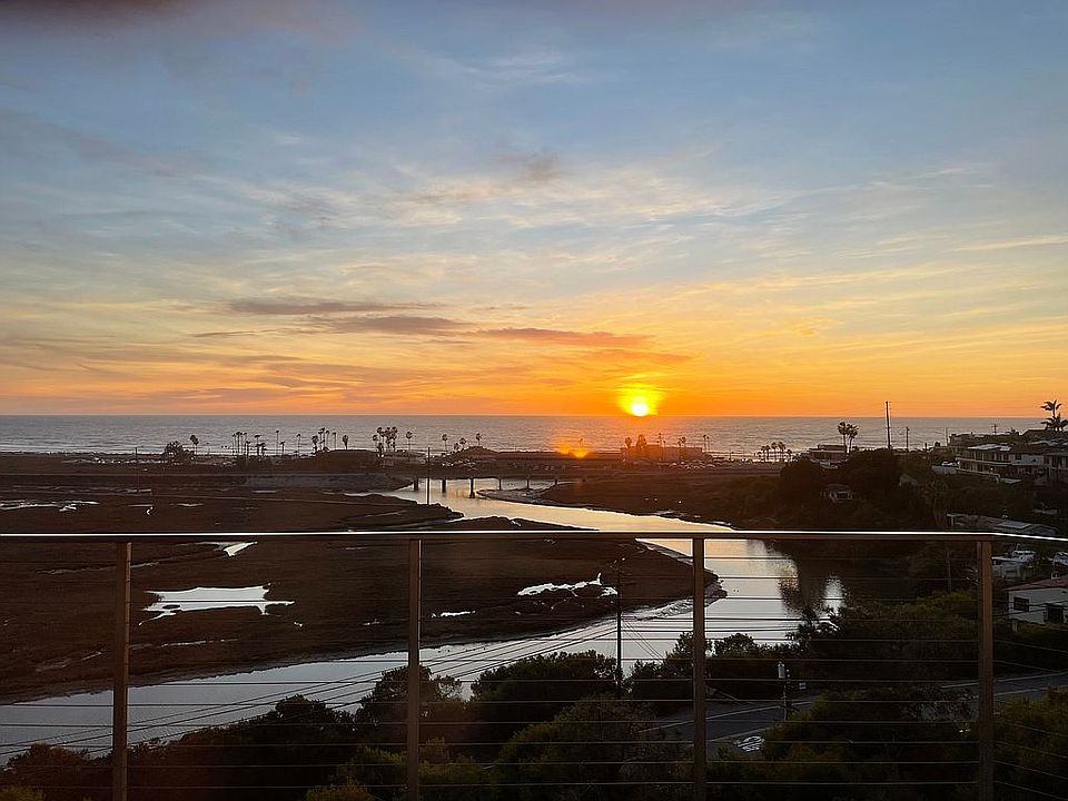 San Elijo sunset from home 