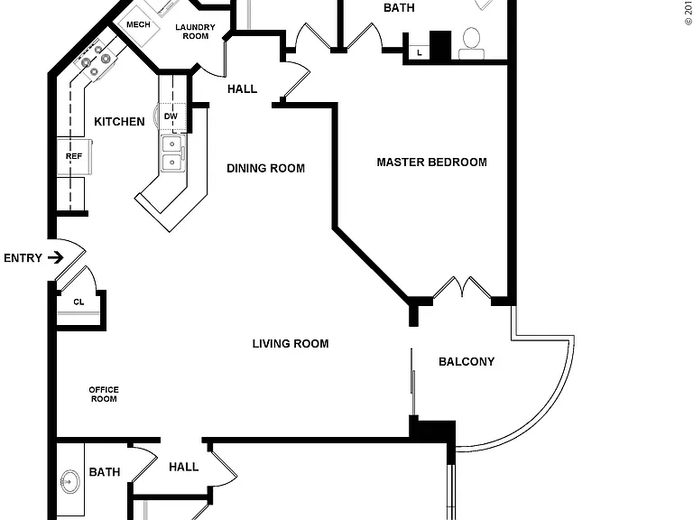 Chicago: Beds - 2: Baths - 2: SqFt Range - 1293 to 1293