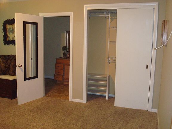 Closet and master bath