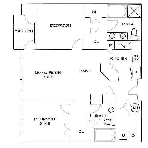 Floor plan Design 2A