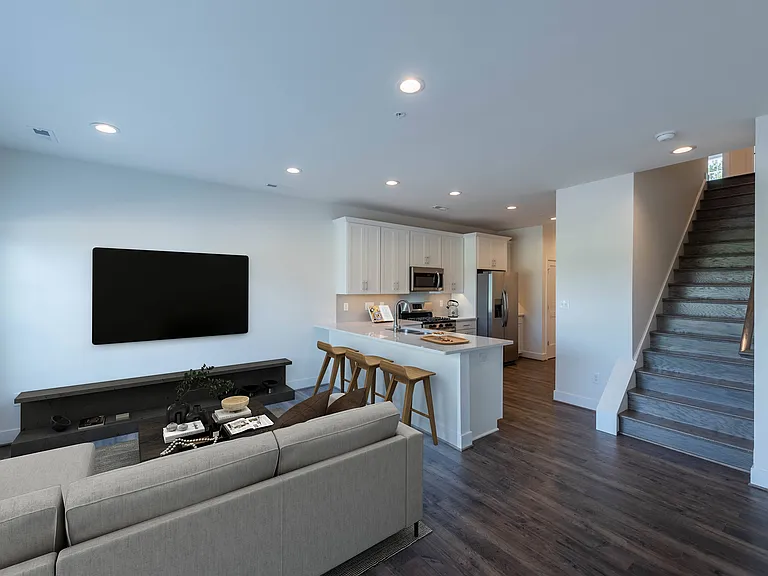 D1 Living Room Virtually Staged