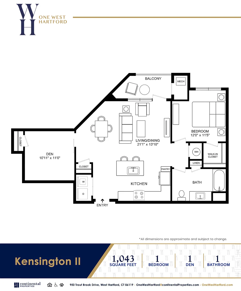 Floor plan Kensington II