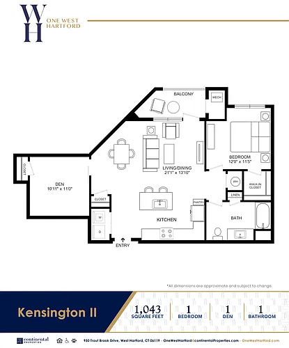 Floor plan Kensington II