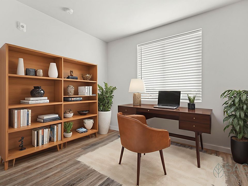 Sage Point Village Apartments - Staged Photo of Second Bedroom as Office