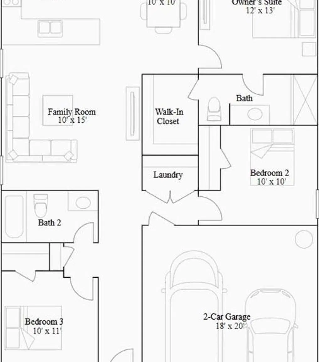 3 bed, 2.0 bath, 1302 sqft, $1,849 — Photo 3