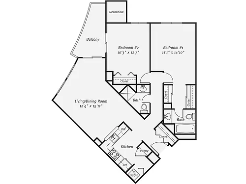 Floor plan B7