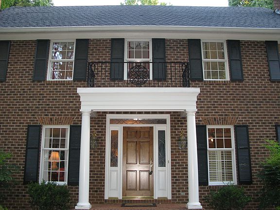 Custom porch and door