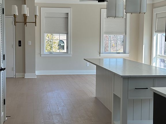 Open floor plan on main entry level.
