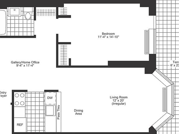 2nd image of 400 Chambers St APT 3V