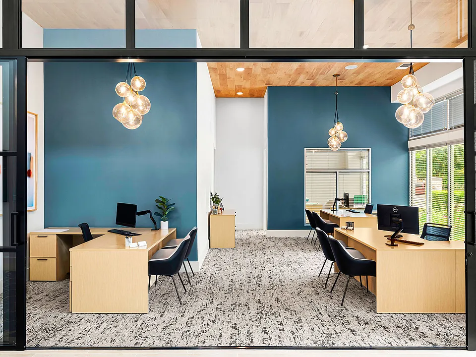 Welcoming Leasing Lobby