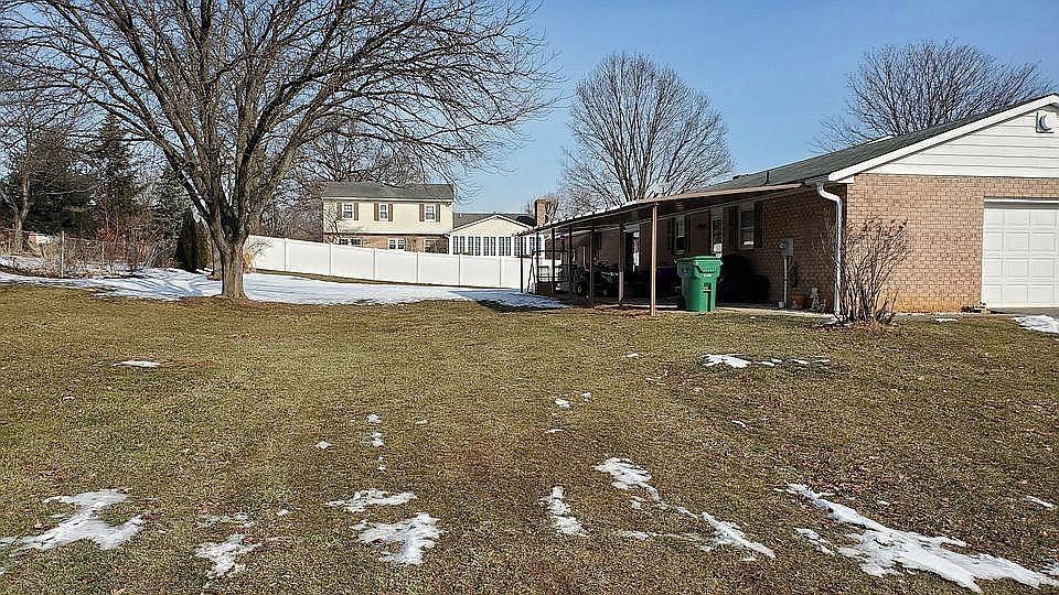 view of backyard