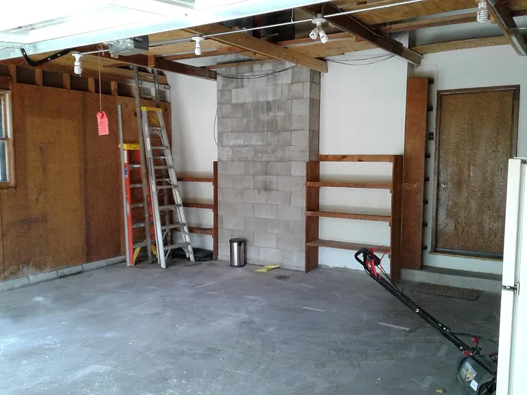 Garage looking in