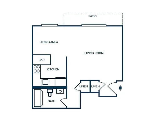 Floor plan Studio C