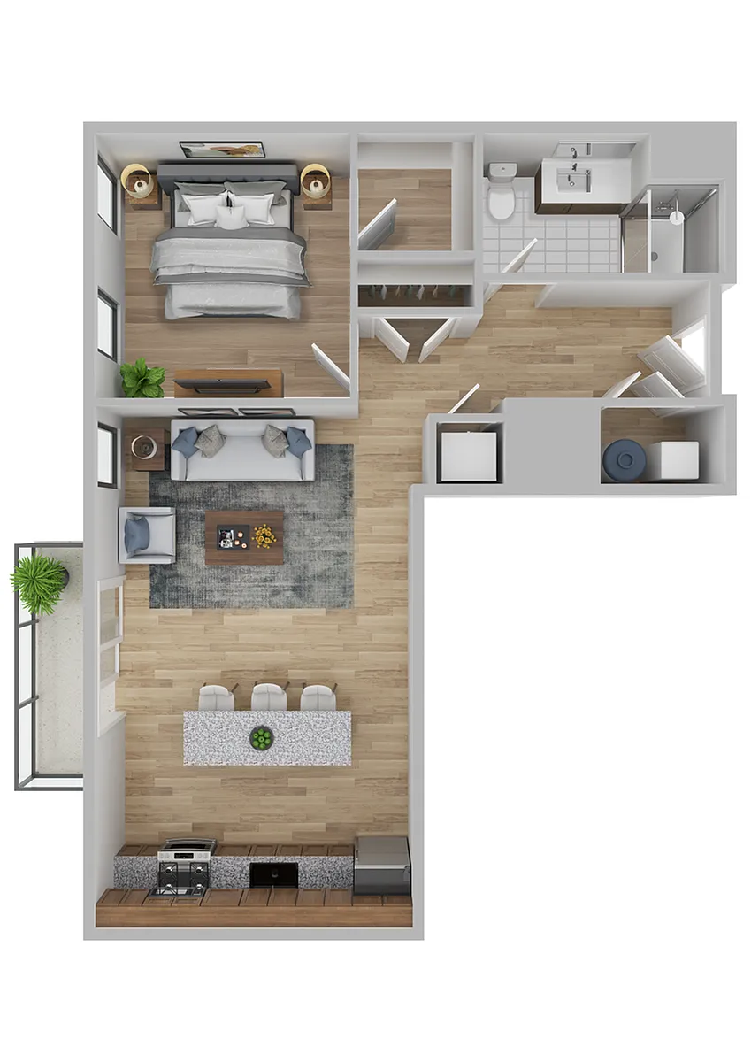 Floor plan 730