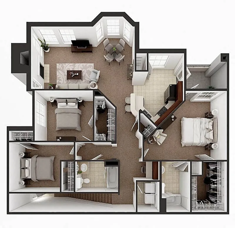 Floor plan Windsor Up