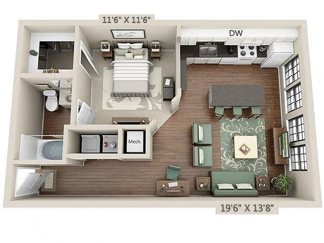 Floor plan E1 - Esplanade