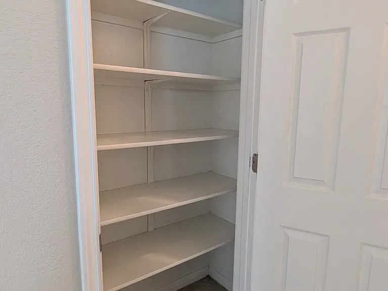 Spacious pantry