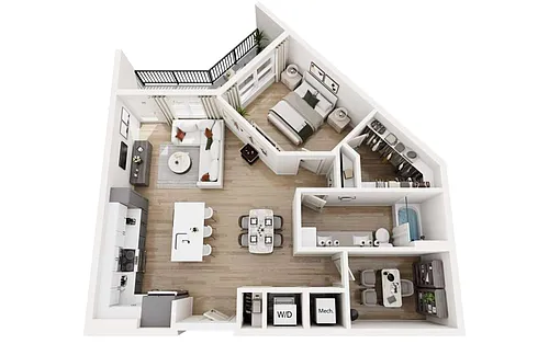 Floor plan The Carriage - A4