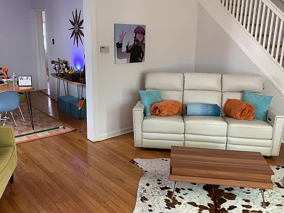 Living Room and view into Dining Room
