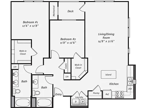 Floor plan B7