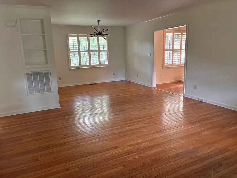 Dining are adjacent to living room