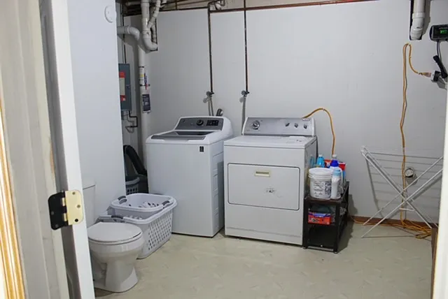 Half bath/ laundry room