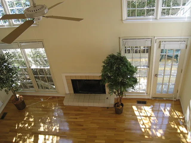 great room, fan has been updated to new 60" brown propeller fan